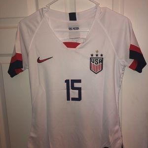 Megan Rapinoe #15 USA WOMENS White 2019 World Cup